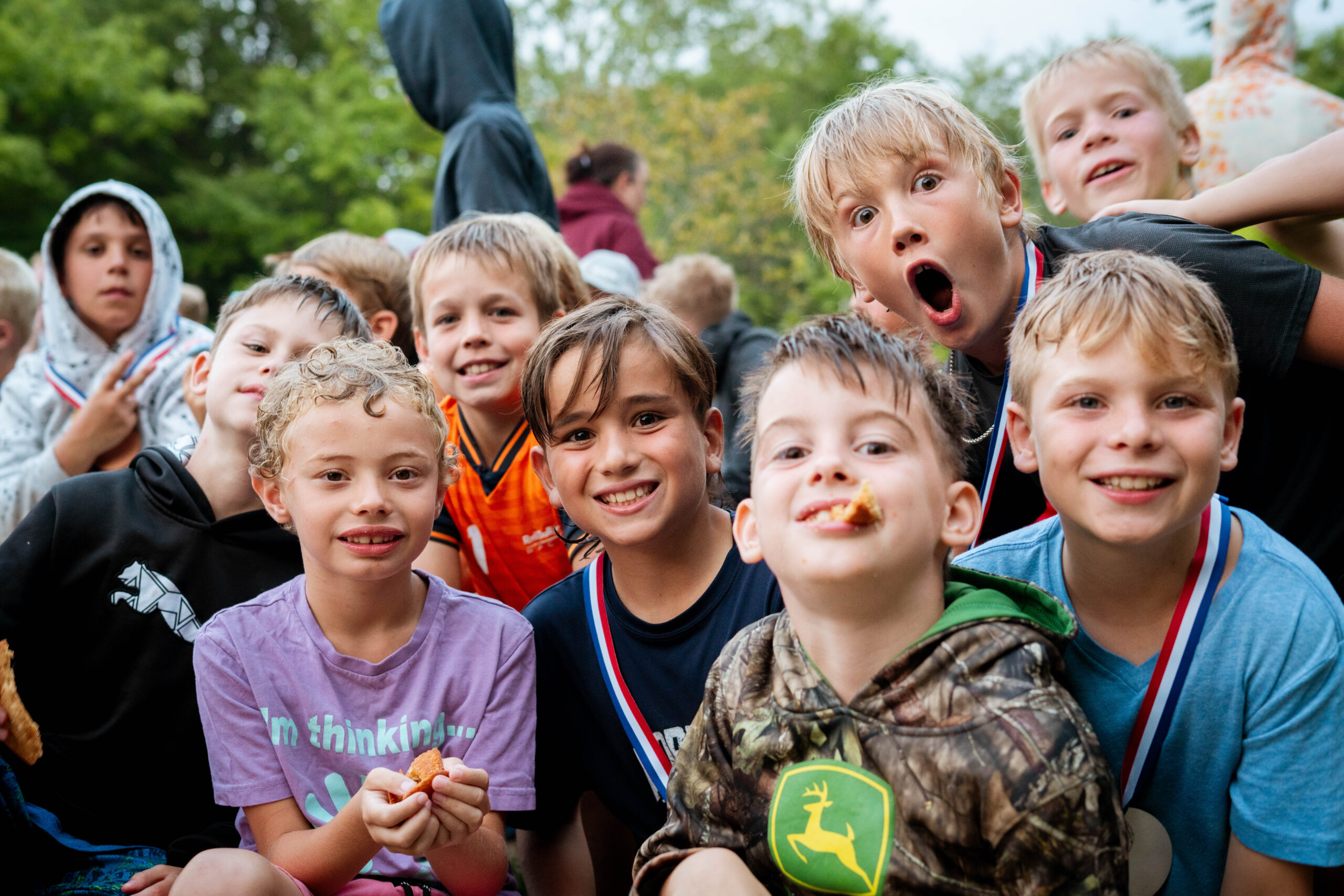 Forest Cliff Camps kids having fun outdoors